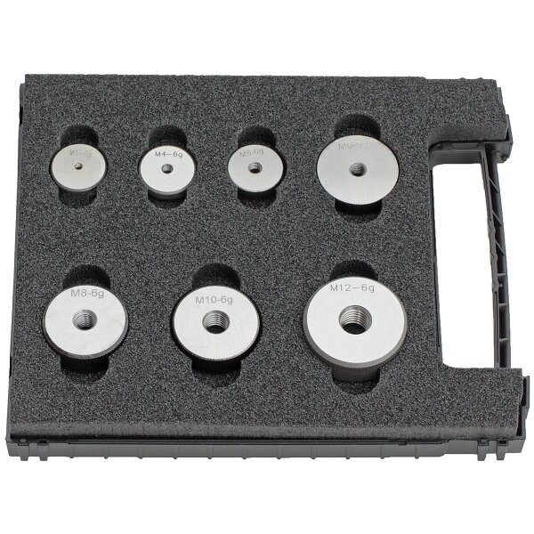 Gewinde-Gutlehrring Satz Metrisches Regelgewinde DIN ISO 13 - 6g - M3-M12